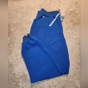 Figs Royal Blue Highwaisted Zomora Joggers